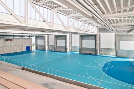 sporthal hekers, interieur